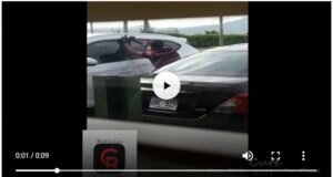 Así intentaron tachar carro en Alajuela .